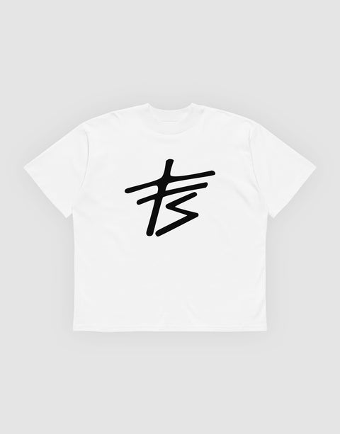 Unisex Louder than fears Tshirt White - Front View