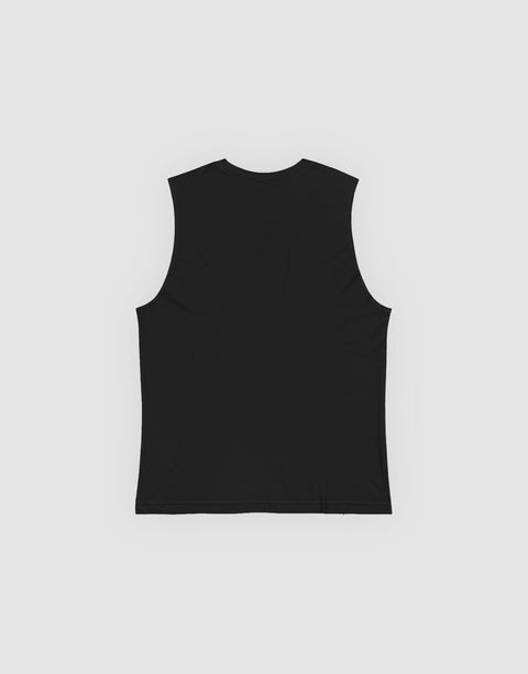 Unisex Tanktop Black - Back View