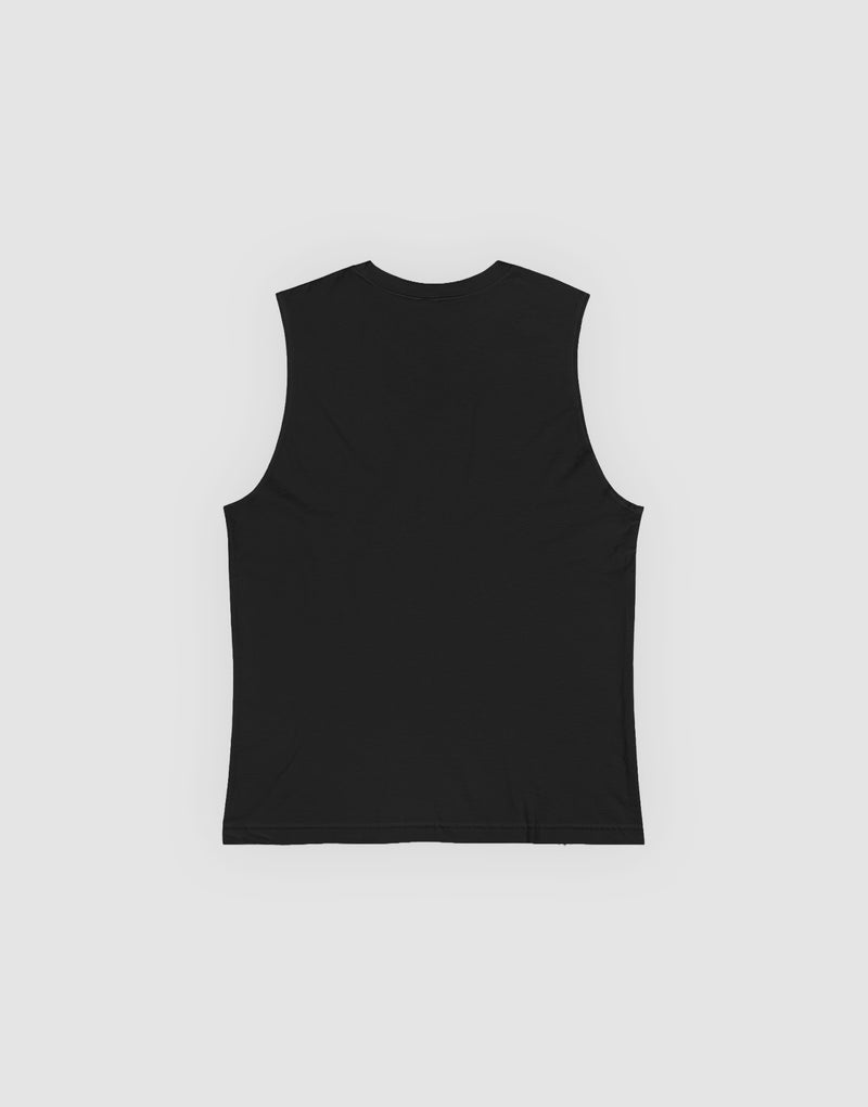 Unisex Tanktop Black - Back View